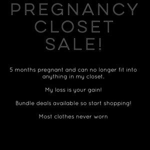 Closet Sale!